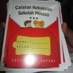 Souvenir untuk kelas kecil B-Tunas Remaja