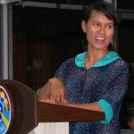 Penyampaian firman Tuhan oleh Ev.Ellen Amalo,S.Pd.K