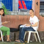 Pesiapan administrasi Komisi Anak oleh Majelis Komisi Anak,Ibu Theresia Andrianto & Bendahara Komisi Anak,Sdra.Njongki Liem