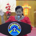 Doa penutup & berkat oleh ibu Pdt.Anthoneta Manobe,S.Th